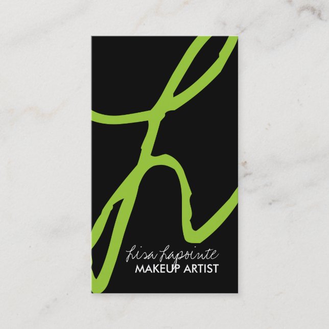 Cartes de visite de monogrammes HIp (Devant)