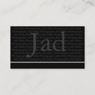 Cartes de visite de Monogrammes modernes