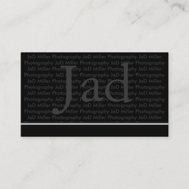 Cartes de visite de Monogrammes modernes (Devant)
