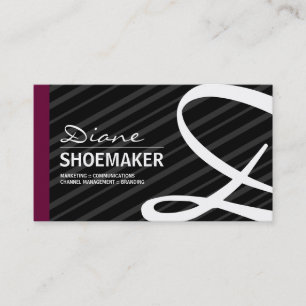 Cartes de visite de Monogrammes modernes