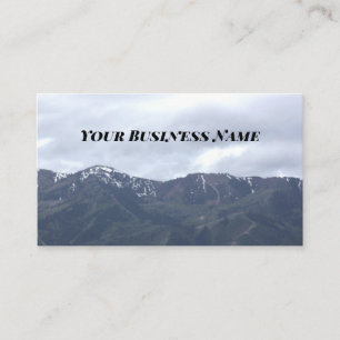 Cartes de visite de montagne