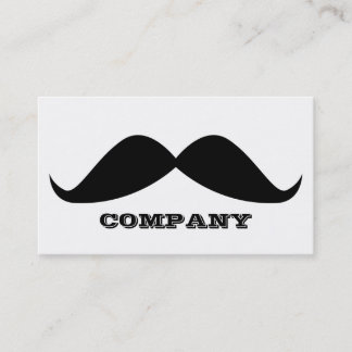 Cartes de visite de moustache