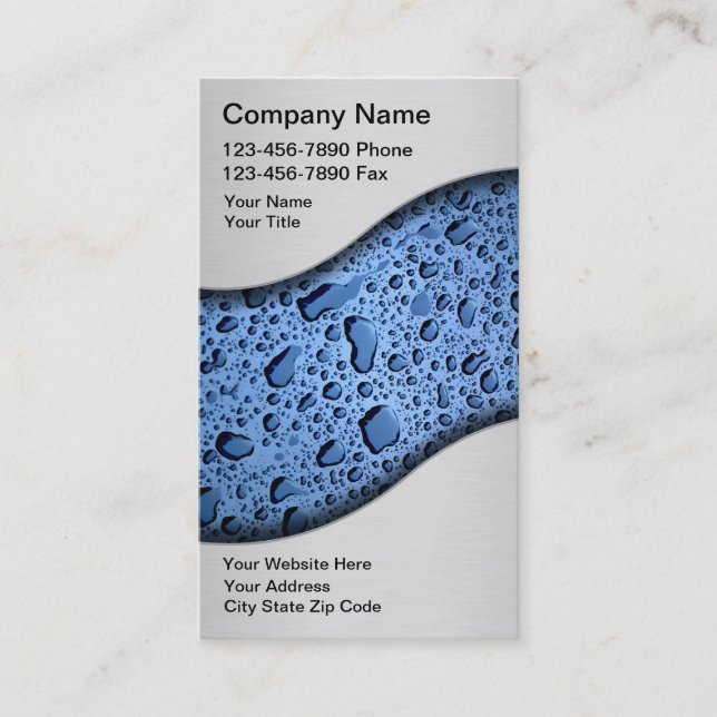 Cartes de visite de nettoyage (Devant)