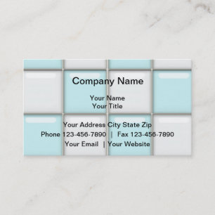 Cartes de visite de nettoyage de coulis