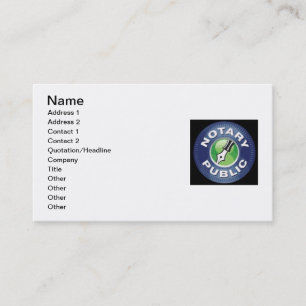 Cartes de visite de notaire