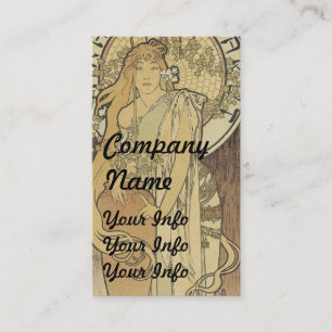 Cartes de visite de Nouveau d'art