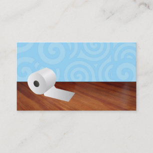 Cartes de visite de papier hygiénique