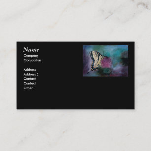 Cartes de visite de papillon de beauté