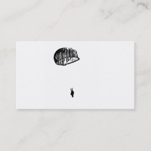 Cartes de visite de parachutiste