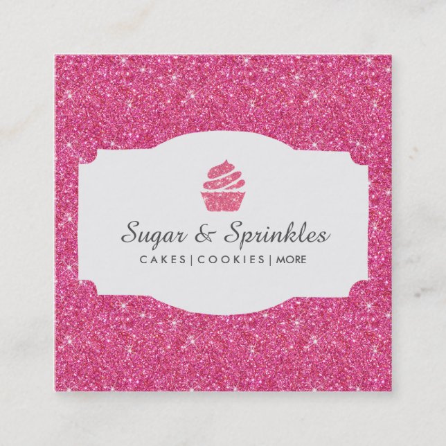 Cartes de visite de parties scintillantes de (Devant)