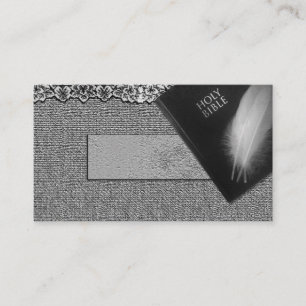 Cartes de visite de pasteur d'église de révérend