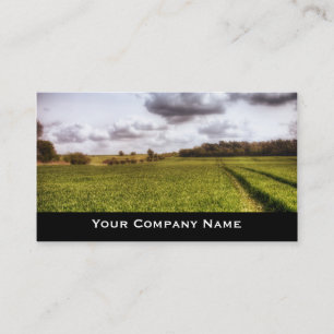 Cartes de visite de paysage de campagne