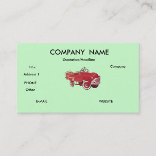 Cartes de visite de Pedalcar