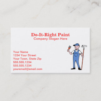 Cartes de visite de peintre