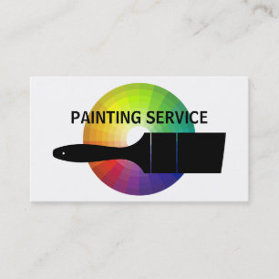 Cartes de visite de peinture