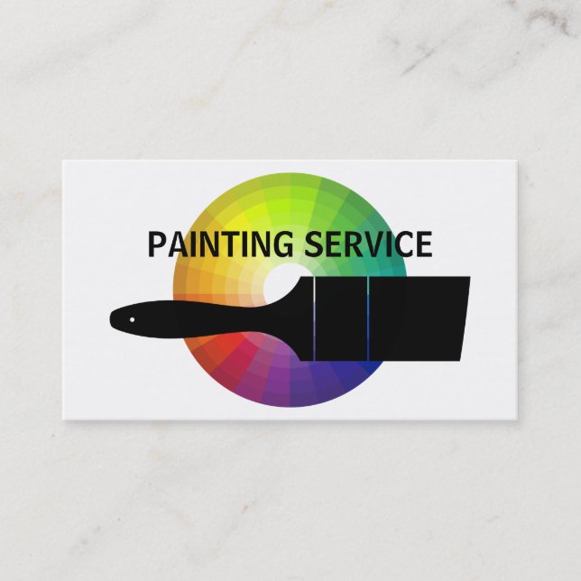 Cartes de visite de peinture (Devant)