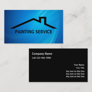 Cartes de visite de peinture