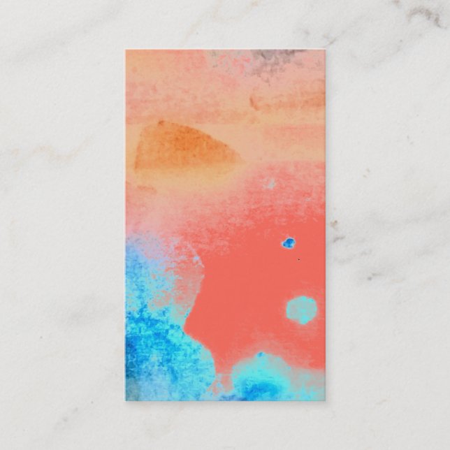 Cartes de visite de peinture d'art de Reiki de (Devant)