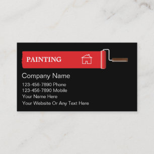 Cartes de visite de peinture de Chambre