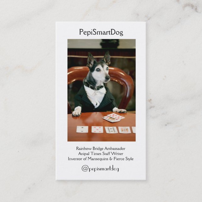 Cartes de visite de PepiSmartDog (6) (Devant)
