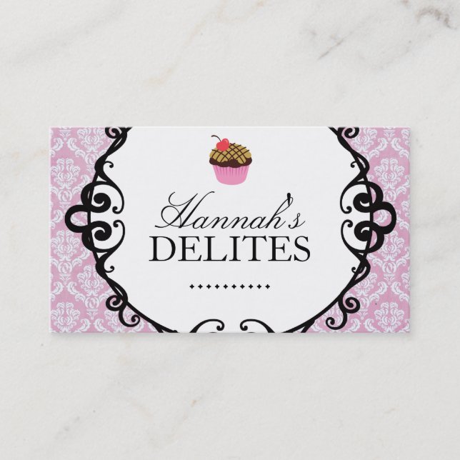 Cartes de visite de petit gâteau (Devant)