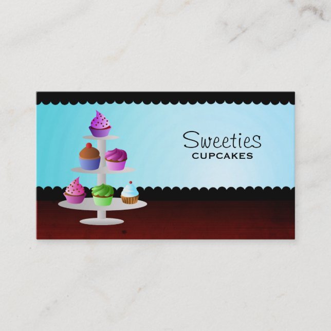 Cartes de visite de petit gâteau (Devant)