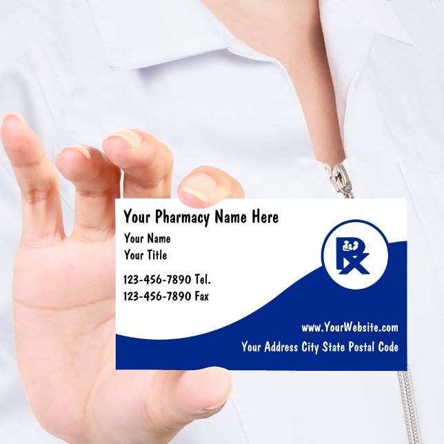 Cartes de visite de pharmacie (Créateur téléchargé)