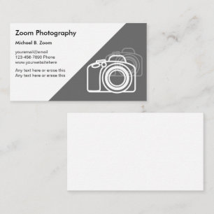 Cartes de visite de photographe