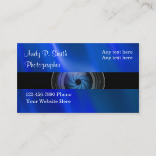 Cartes de visite de photographe