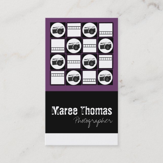 Cartes de visite de photographe (Devant)