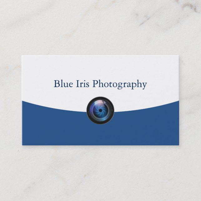 Cartes de visite de photographe professionnel (Devant)