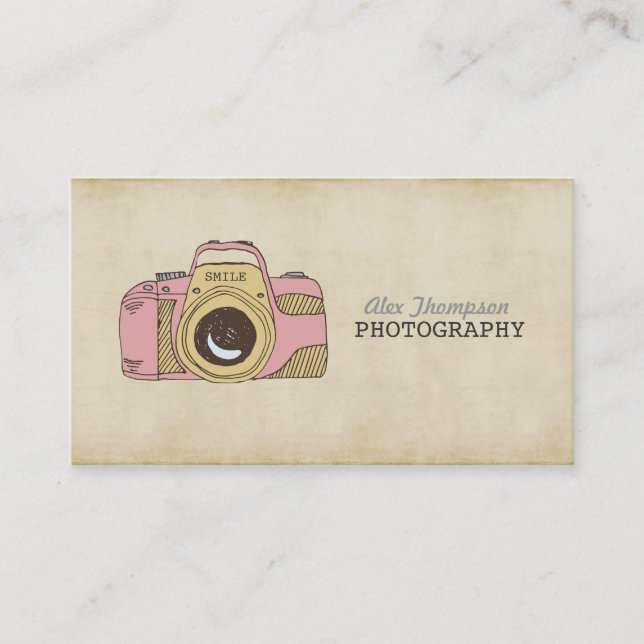 Cartes de visite de photographie d'appareil-photo (Devant)