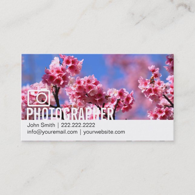 Cartes de visite de photographie de fleurs de (Devant)
