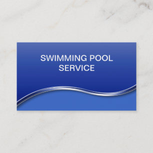 Cartes de visite de piscine