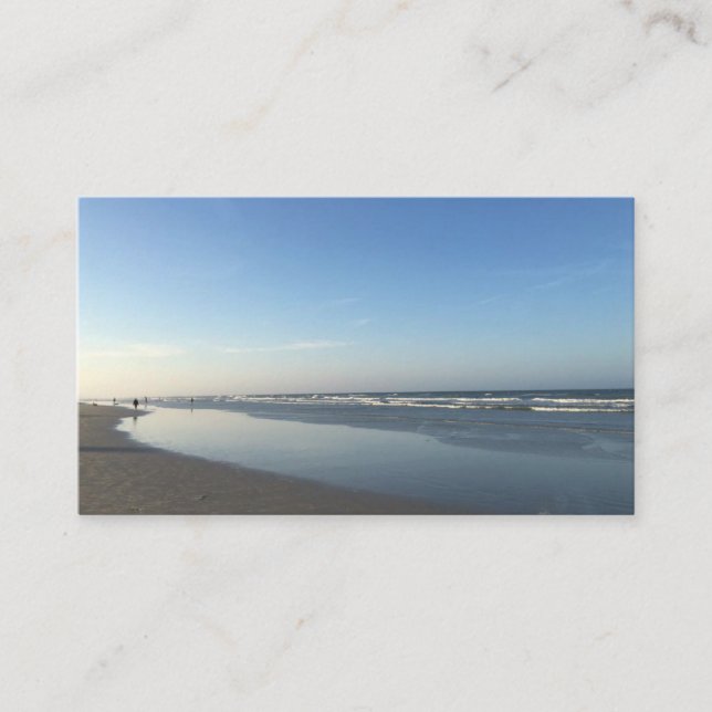 Cartes de visite de plage (Devant)