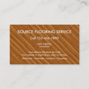 Cartes de visite de plancher