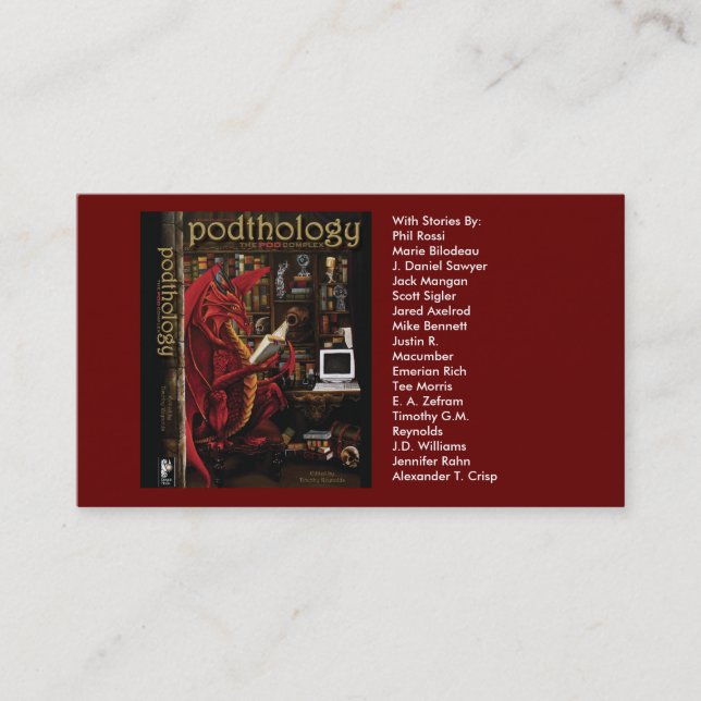 Cartes de visite de Podthology (Devant)