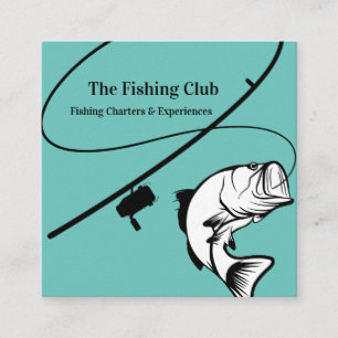 Cartes de visite de poisson basse de la Charte de 