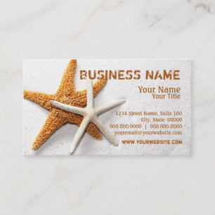 Cartes de visite de poisson Starfish