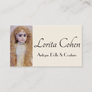 Cartes de visite de poupées antiques