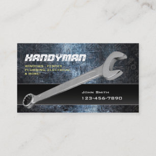 Cartes de visite de professionnel de réparation de