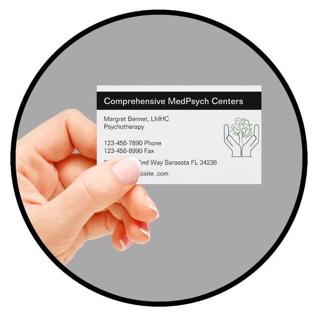 Cartes de visite de psychothérapie (Créateur téléchargé)