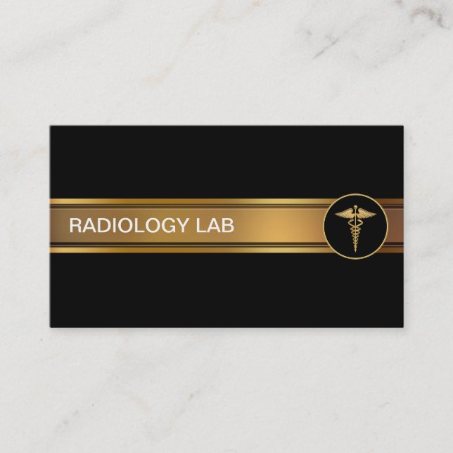 Cartes de visite de radiologie (Devant)