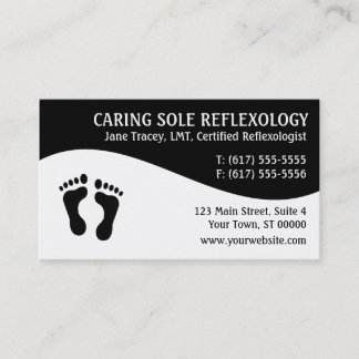 Cartes de visite de Reflexologist de