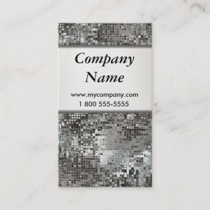 Cartes de visite de regard de paillettes