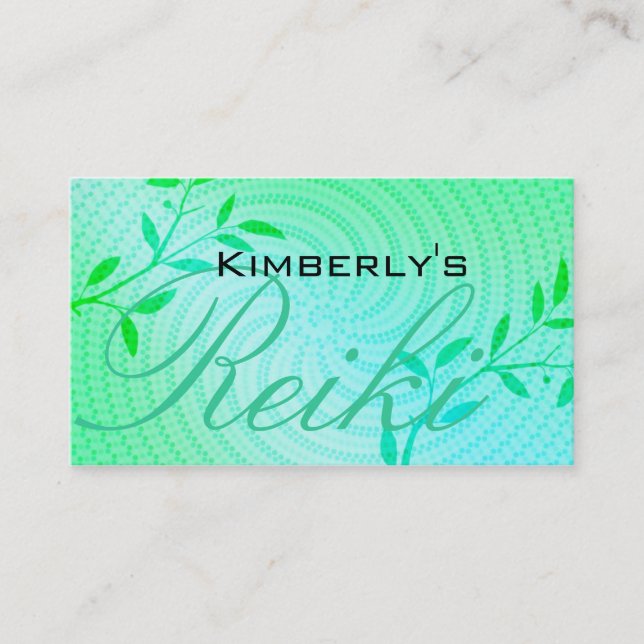 Cartes de visite de Reiki (Devant)