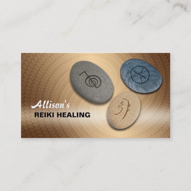Cartes de visite de Reiki (Devant)
