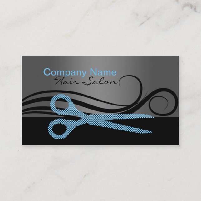 cartes de visite de salon de coiffure (Devant)