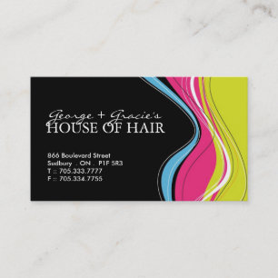 Cartes de visite de salon de coiffure