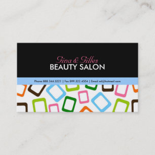 Cartes de visite de salon de hanche